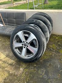 Cerchi in lega 19 mercedes originali con gomme