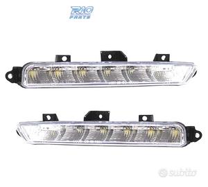 KIT LUCE DIURNA W 221 OMLOGATA MERCEDES AMG CROMO
