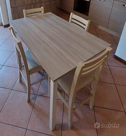 Tavolo allungabile + 4 Sedie 