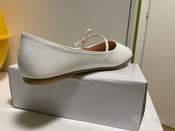 Scarpe bianche cerimonia bambina