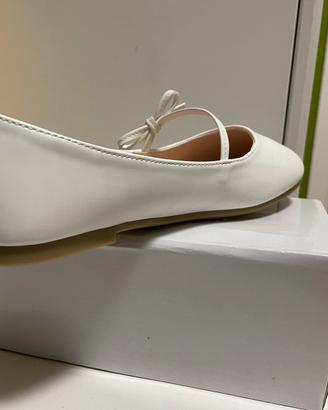 Scarpe bianche cerimonia bambina