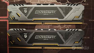 16 GB RAM (2 X 8) DDR4  3000MHZ (17-19-19-38)