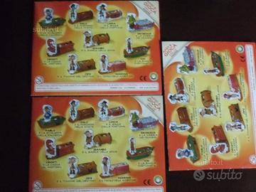 Kinder ferrero Mappe mostri e pirati