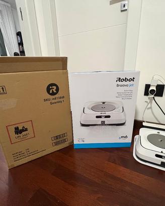 iRobot Braava jet m6 lavapavimenti robot con base