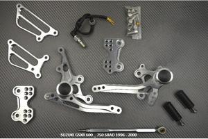 Pedane arretrate SUZUKI GSXR 600 / 750 1996 - 2000