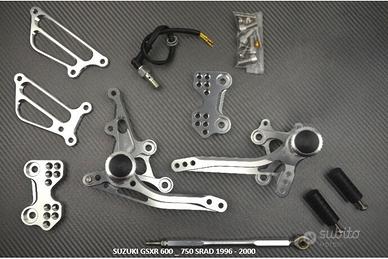 Pedane arretrate SUZUKI GSXR 600 / 750 1996 - 2000