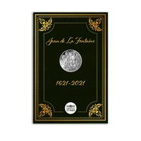 Moneta argento anniver nascita Jean de la Fontaine