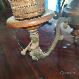 Lampadario stile saloon