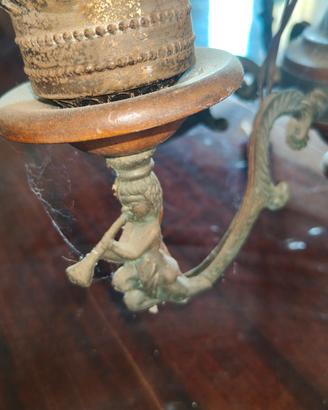 Lampadario stile saloon