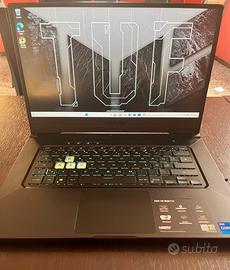 Asus tuf dash f15 rtx 3050ti intel i7 come nuovo