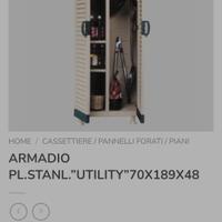 ARMADIO PLASTICA DA GIARDINO “UTILITY” STANLEY