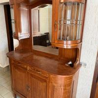 Coppia di credenze antiche stile Liberty