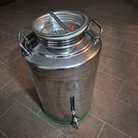 Fermentatore inox 50 litri per birra