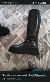 stivale carrarmato taglia 38 Zara