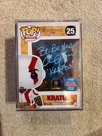 Signed Funko Pop Kratos 25 Christopher Judge