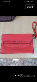 borsa vintage rosso corallo 