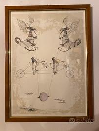 Opera grafica segno zodiacale GEMELLI