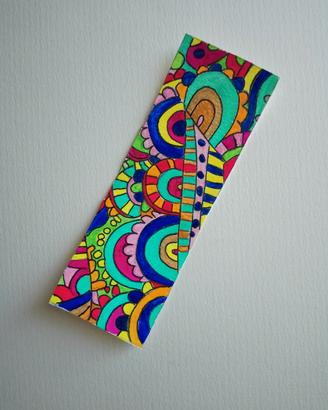 segnalibro dipinto a mano 