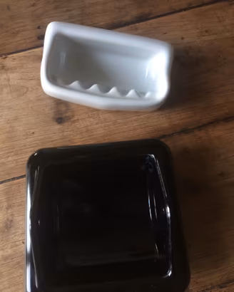 Coppia accessori bagno vintage incasso