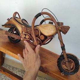 Modello legno Chopper Harley Davidson 50 cm