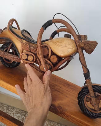 Modello legno Chopper Harley Davidson 50 cm