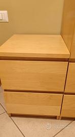 Comodino Malm (coppia)