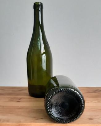 N.198 Bottiglie Borgognotta 0,75L - Vetro scuro