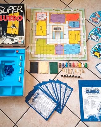 Super Cluedo gioco in scatola vintage EG completo