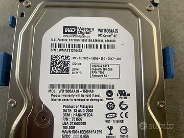 Western Digital WD1600AAJS Caviar SE HardDisk 3.5"