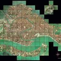 Riproduzione Poster A2 Venezia forma urbis