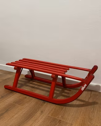 Slittino in legno rosso vintage Chicco originale