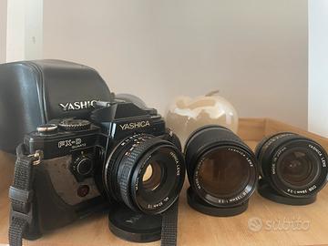 YASHICA FX-D quartz con 28mm 50mm e 135mm