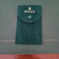 Rolex Porta Orologio Singolo in velluto verde