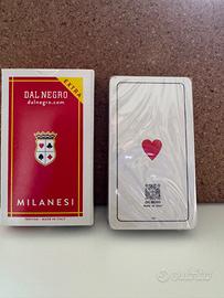 carte da gioco dal negro