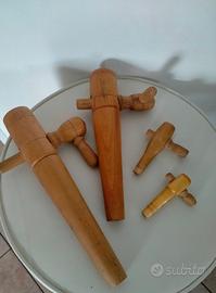 lotto di 4 rubinetti per botti 