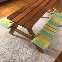 Tavolo panca da giardino bambini