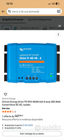 Victron Energy Orion-TR IP43 48/48-Volt 6 amp 280-