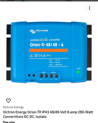 Victron Energy Orion-TR IP43 48/48-Volt 6 amp 280-