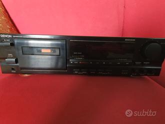 DENON DRM-740 REGISTRATORE CASSETTE A 3 TESTINE  			