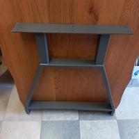 Gamba per tavolo in acciaio