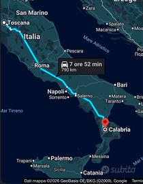 Viaggio Toscana-> Calabria