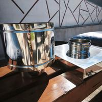 Comignolo a botte per stufa a legna