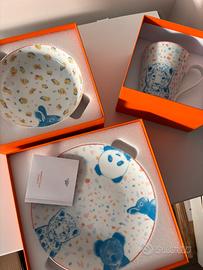Set piatti e tazza bambini hermes