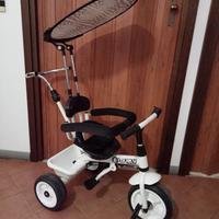 Triciclo per Bambini con Maniglione di Spinta