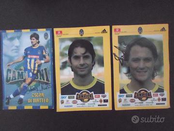 Lotto stock autografi originali calciatori campion