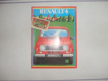 DEPLIANT AUTO RENAULT 4 SI APRE A POSTERINO.