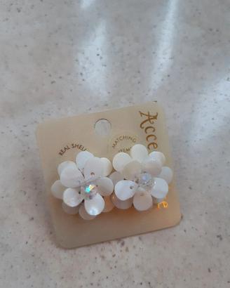 Orecchini Accessorize Fiore Vera Conchiglia