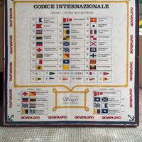 Quadro vintage nautico-codice internazionale