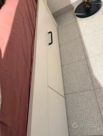Letto IKEA BRIMNES con testiera e doghe Lönset