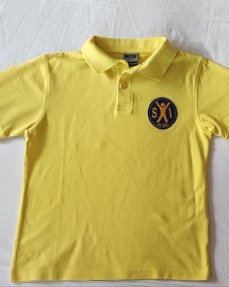 polo gialla S Ignazio 146-152 cm